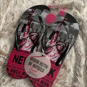 robin ruth flip flops